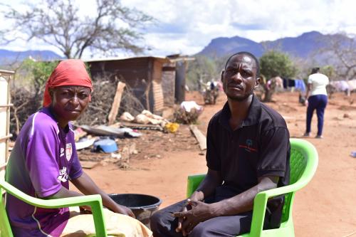 A photo of Martha Kalema and David Mwamburi