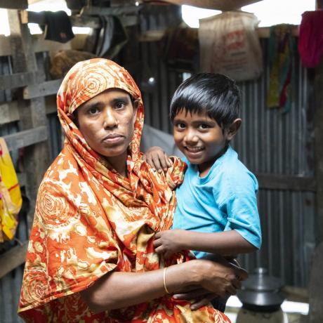 The climate crisis forced Kakoli from her village to find work in the city.